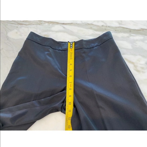 EMILIO PUCCI BLACK COTTON SILK TROUSERS SIZE IT 44 / US 10 NWTS! - Picture 12 of 17